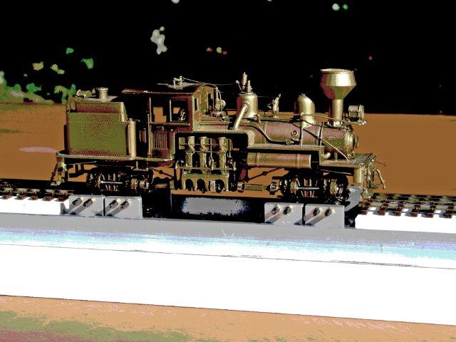 Imagine how wonderfully simple this really is...an HOn3 Caddo River Shay on an HO/HOn3 Dual Gauge Testtraxx Style 1.2...