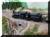 Another one of George's HO Bachmann 3-truck regeared Shays back home on a different area of his layout...
