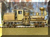 Ready to work or ready to watch...Brass PFM/United HO scale HO Benson Log Co. #528 T-Boiler Shay, engineer's side view...