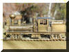 She just looks good in the woods...Brass PFM/United Benson Log Co. HO scale HO Shay, fireman's side view...