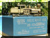 Brass PFM/United Hillcrest Lumber Co. HO scale HO Shay engineer's side view on top of its very clean box...