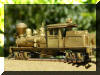 Brass PFM/United Hillcrest Lumber Co. HO scale HO Shay fireman's rear offset view...