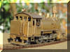 Brass NWSL 'Saginaw Lumber Co. #6 HO scale HO 2-6-2T... engineer's rear offset view...