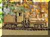 Climb up for the time of your life...Brass PFM/United HO scale HO Benson Log Co. #528 T-Boiler Shay engineer's side view...