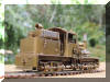 Brass PFM/United Mich-Cal Lumber Co. HO scale HO Shay engineer's rear offset view...