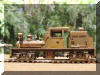 Brass PFM/United Mich-Cal Lumber Co. HO scale HO Shay fireman's side view...