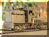 Brass PFM/United Mich-Cal Lumber Co. HO scale HO Shay engineer's rear offset view...