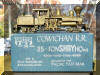 Here is the lady...a Cowichan Shay...Brass PFM/United Cowichan R.R. HO scale HOn3 Shay, on top of its box view...