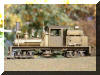 Michael's new brass PFM/United Mich-Cal Lumber Co. HO scale HOn3 Shay fireman's side view...
