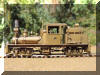 Brass PFM/United Mich-Cal Lumber Co. HO scale HOn3 Shay fireman's side view...
