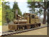 Doesn't this little lady look like a winner??? Brass PFM/United Mich-Cal Lumber Co. HO scale HOn3 Shay fireman's forward frontal offset view...