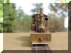 Real sweet...Brass PFM/United Mich-Cal Lumber Co. HO scale HOn3 Shay... front view...
