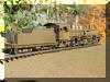 Exquisite brass PFM/United Sumpter Valley HO scale HOn3 2-6-6-2... engineer's rear offset view...