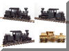 Brass Toma 13T, wood burning with arch bar trucks Shay Kit HO scale HOn30 Shay Kit... final completed kit views...