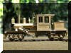 Mike's new brass Joe Works/Flying Zoo 18 ton HO scale HOn3 Climax fireman's side view...